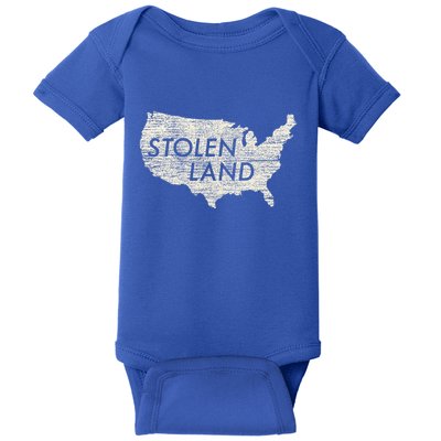 Stolen Land Native American Indigenous Baby Bodysuit