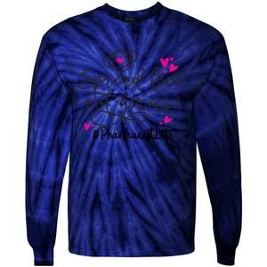 Spread Love Not Germs Funny Pharmacist Valentine Tie-Dye Long Sleeve Shirt