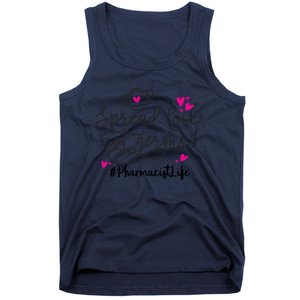 Spread Love Not Germs Funny Pharmacist Valentine Tank Top