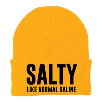 Salty Like Normal Saline Nurse Gift Nursing Gift Nurses Gift Knit Cap Winter Beanie