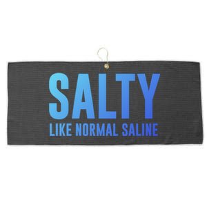 Salty Like Normal Saline Nurse Gift Nursing Gift Nurses Gift Large Microfiber Waffle Golf Towel