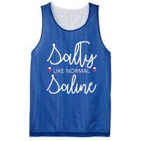 Salty Like Normal Saline Nursing Nurse Rn Lpn Cna Gift Meaningful Gift Mesh Reversible Basketball Jersey Tank