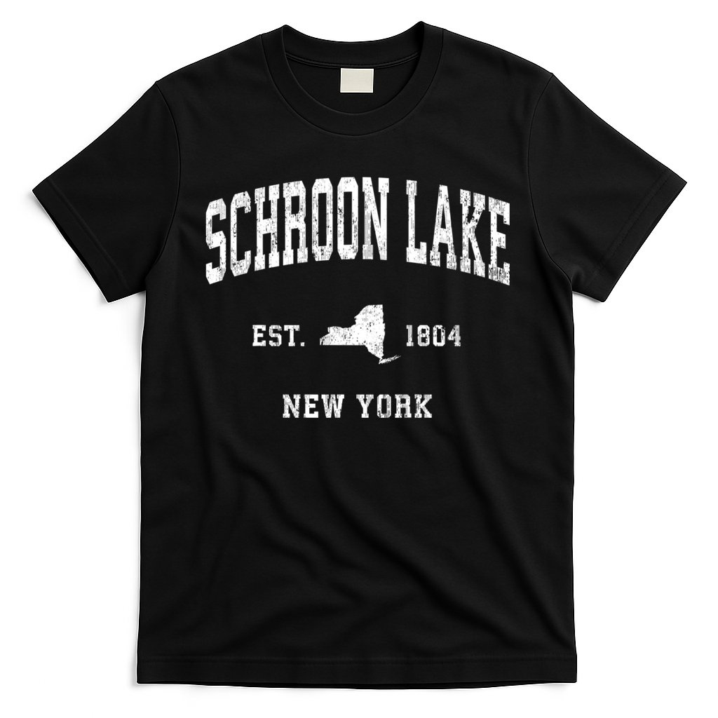 Schroon Lake New York Ny Vintage Athletic T-Shirt