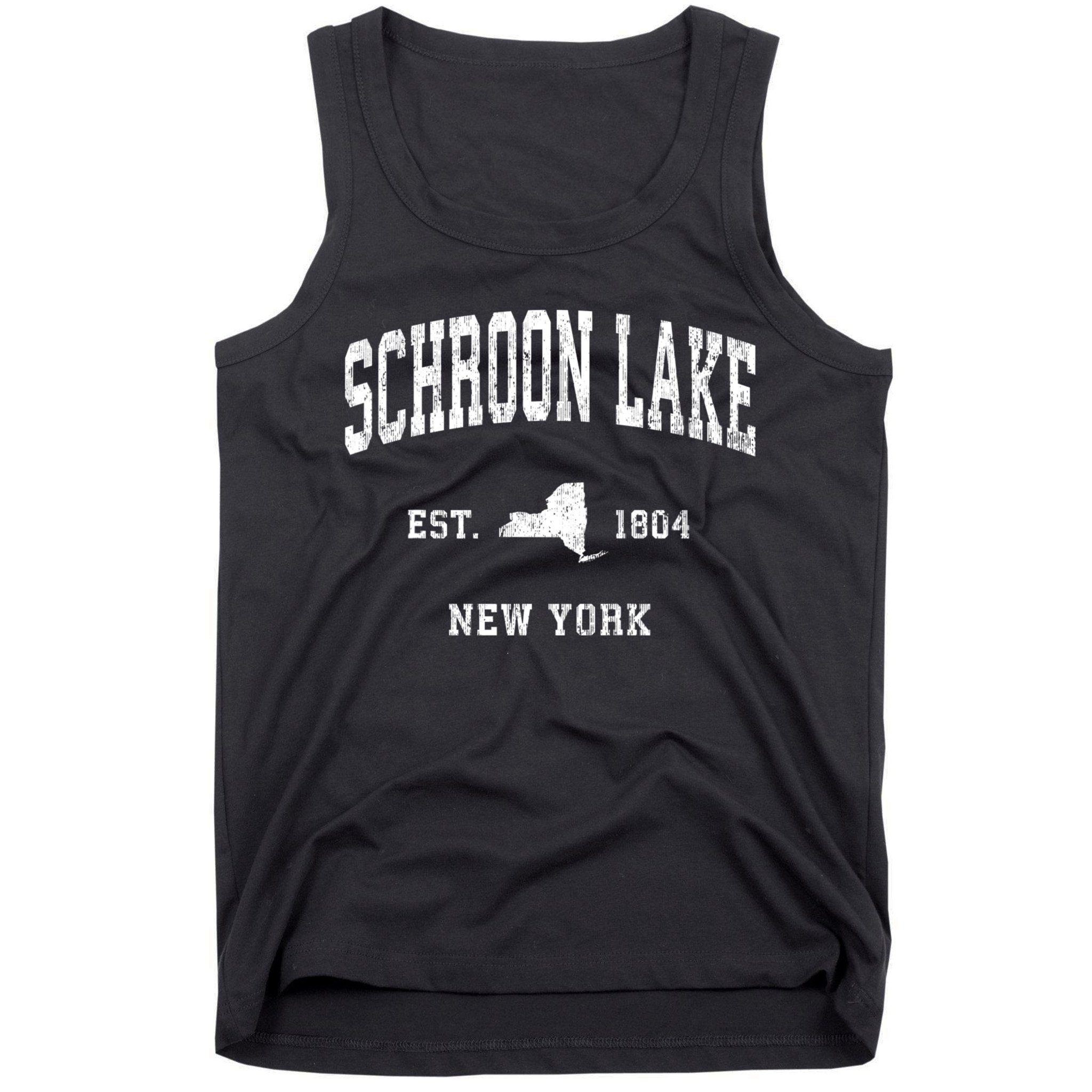Schroon Lake New York Ny Vintage Athletic Tank Top