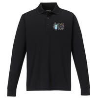 Salty Like Normal Saline Nurse Performance Long Sleeve Polo