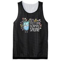 Salty Like Normal Saline Nurse Mesh Reversible Basketball Jersey Tank