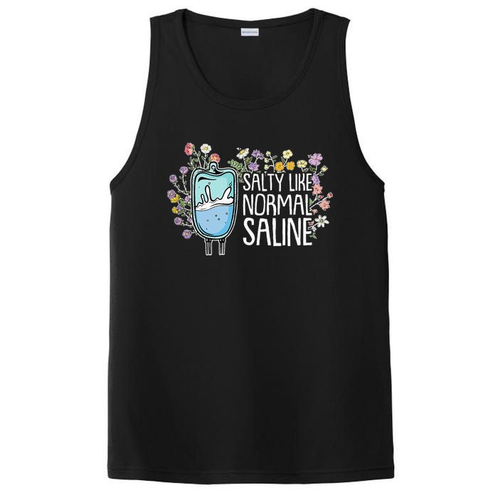 Salty Like Normal Saline Nurse PosiCharge Competitor Tank