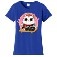 Sushi Lover Neko Cat Lovers Kawaii Anime Cute Sushi Gift Women's T-Shirt