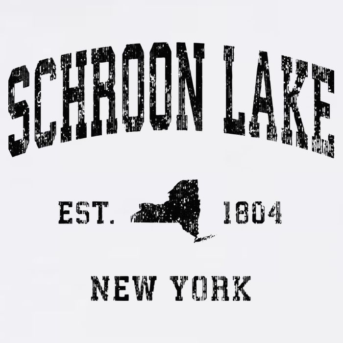 Schroon Lake New York Ny Athletic Black Sports Premium T-Shirt