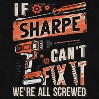 Sharpe Last Name If Sharpe CanT Fix It Ladies PosiCharge Tri-Blend Wicking Tank