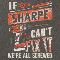 Sharpe Last Name If Sharpe CanT Fix It Cotton Canvas Backpack