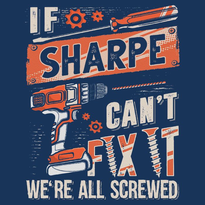 Sharpe Last Name If Sharpe CanT Fix It Full-Length Apron With Pockets