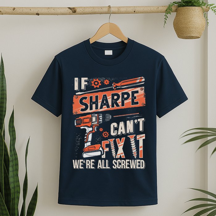 Sharpe Last Name If Sharpe CanT Fix It T-Shirt