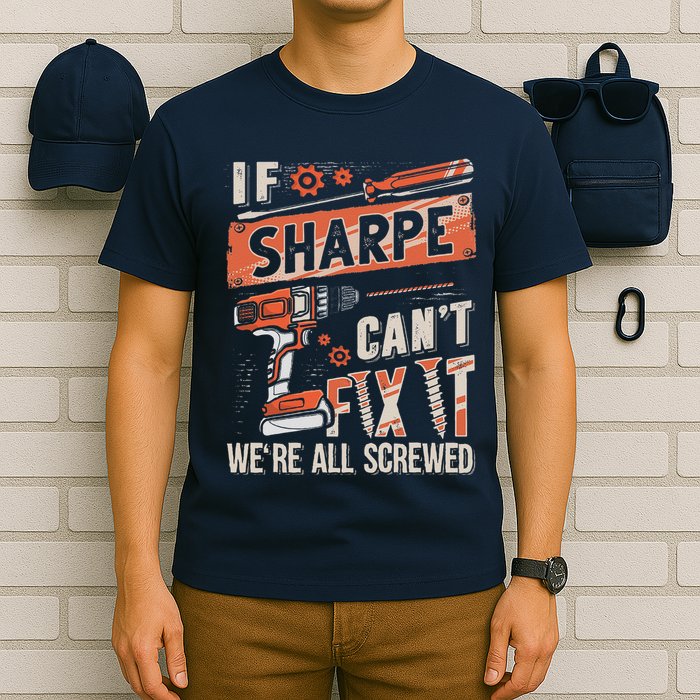 Sharpe Last Name If Sharpe CanT Fix It T-Shirt