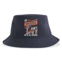 Sharpe Last Name If Sharpe CanT Fix It Sustainable Bucket Hat