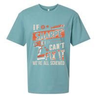 Sharpe Last Name If Sharpe CanT Fix It Sueded Cloud Jersey T-Shirt
