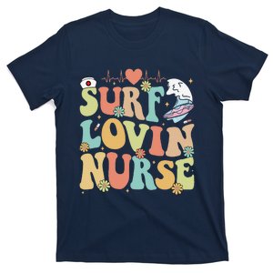 Surf Lovin Nurse Summer Groovy T-Shirt