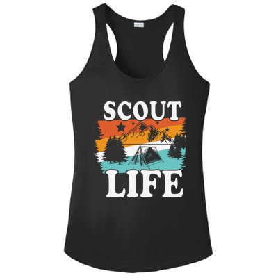 Scout Life Outdoor Adventure Gift Scouts Gift Ladies PosiCharge Competitor Racerback Tank