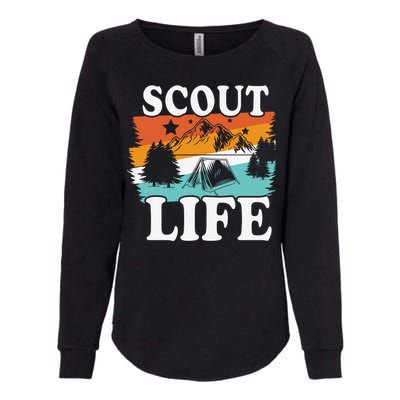 Scout Life Outdoor Adventure Gift Scouts Gift Womens California Wash Sweatshirt