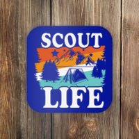 Scout Life Outdoor Adventure Gift Scouts Gift Coaster