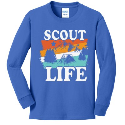 Scout Life Outdoor Adventure Gift Scouts Gift Kids Long Sleeve Shirt