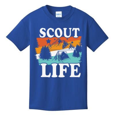 Scout Life Outdoor Adventure Gift Scouts Gift Kids T-Shirt