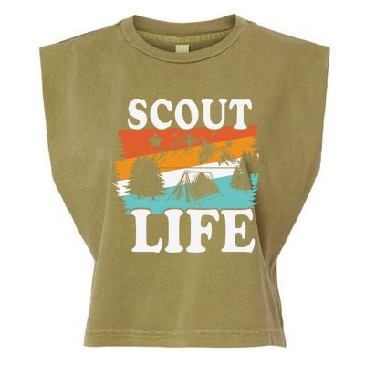 Scout Life Outdoor Adventure Gift Scouts Gift Garment-Dyed Women's Muscle Tee