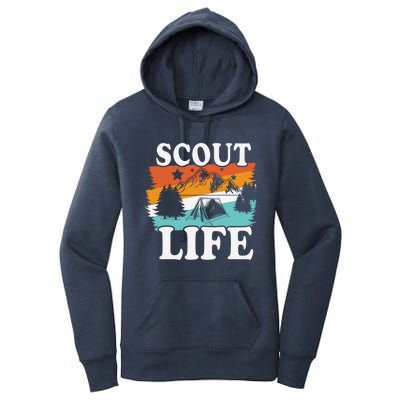 Scout Life Outdoor Adventure Gift Scouts Gift Women's Pullover Hoodie