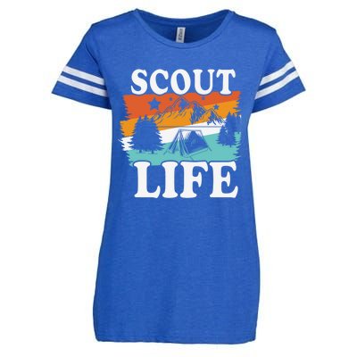 Scout Life Outdoor Adventure Gift Scouts Gift Enza Ladies Jersey Football T-Shirt