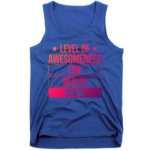 Ski Level Of Awesoess Skiing Cute Gift Tank Top