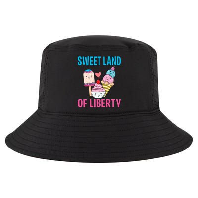 Sweet Land Of Liberty Meaningful Gift Cool Comfort Performance Bucket Hat