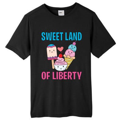 Sweet Land Of Liberty Meaningful Gift Tall Fusion ChromaSoft Performance T-Shirt