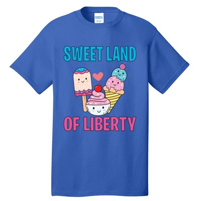 Sweet Land Of Liberty Meaningful Gift Tall T-Shirt