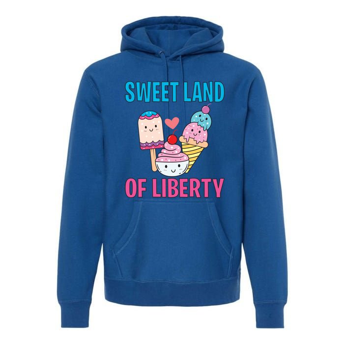 Sweet Land Of Liberty Meaningful Gift Premium Hoodie