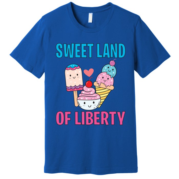 Sweet Land Of Liberty Meaningful Gift Premium T-Shirt