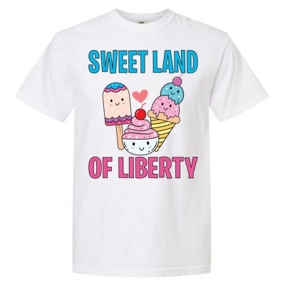 Sweet Land Of Liberty Meaningful Gift Garment-Dyed Heavyweight T-Shirt