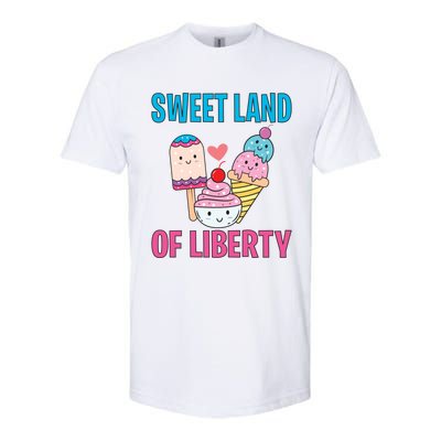 Sweet Land Of Liberty Meaningful Gift Softstyle CVC T-Shirt