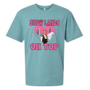 Snow Lands On Top Of Me Sueded Cloud Jersey T-Shirt