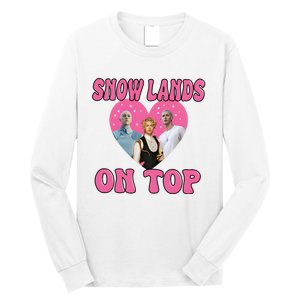 Snow Lands On Top Of Me Long Sleeve Shirt