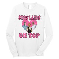 Snow Lands On Top Of Me Long Sleeve Shirt