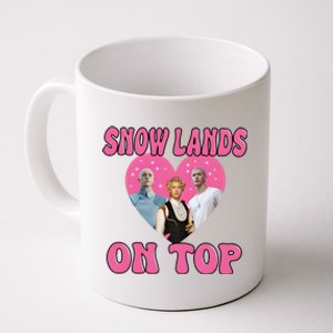 Snow Lands On Top Of Me Coffee Mug