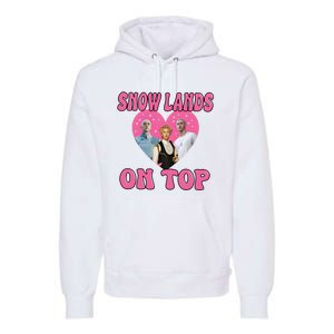 Snow Lands On Top Of Me Premium Hoodie