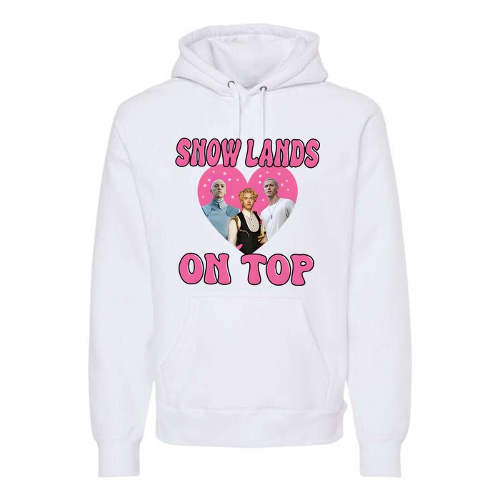 Snow Lands On Top Of Me Premium Hoodie