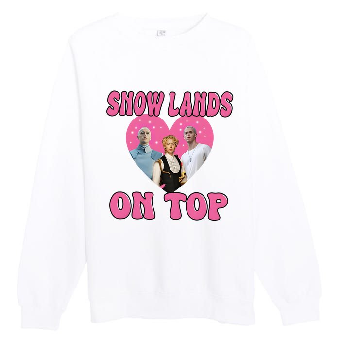 Snow Lands On Top Of Me Premium Crewneck Sweatshirt