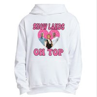 Snow Lands On Top Of Me Urban Pullover Hoodie