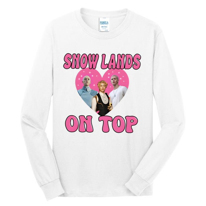 Snow Lands On Top Of Me Tall Long Sleeve T-Shirt