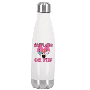 Snow Lands On Top Of Me Stainless Steel Insulated Water Bottle