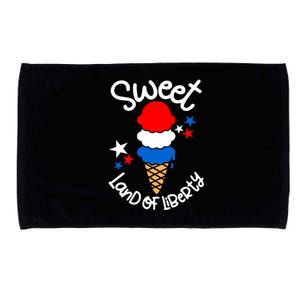 Sweet Land Of Liberty 4th Of July Gift Microfiber Hand Towel