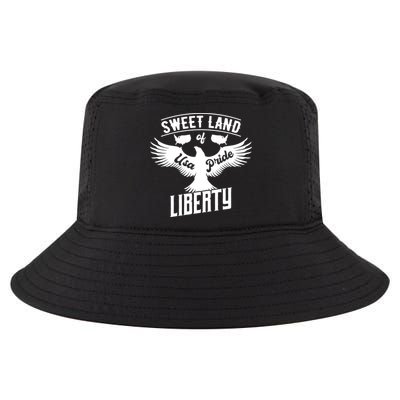 Sweet Land Of Liberty Usa Pride Gift Cool Comfort Performance Bucket Hat