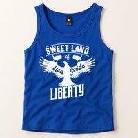 Sweet Land Of Liberty Usa Pride Gift Tank Top